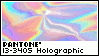 pantone holographic stamp